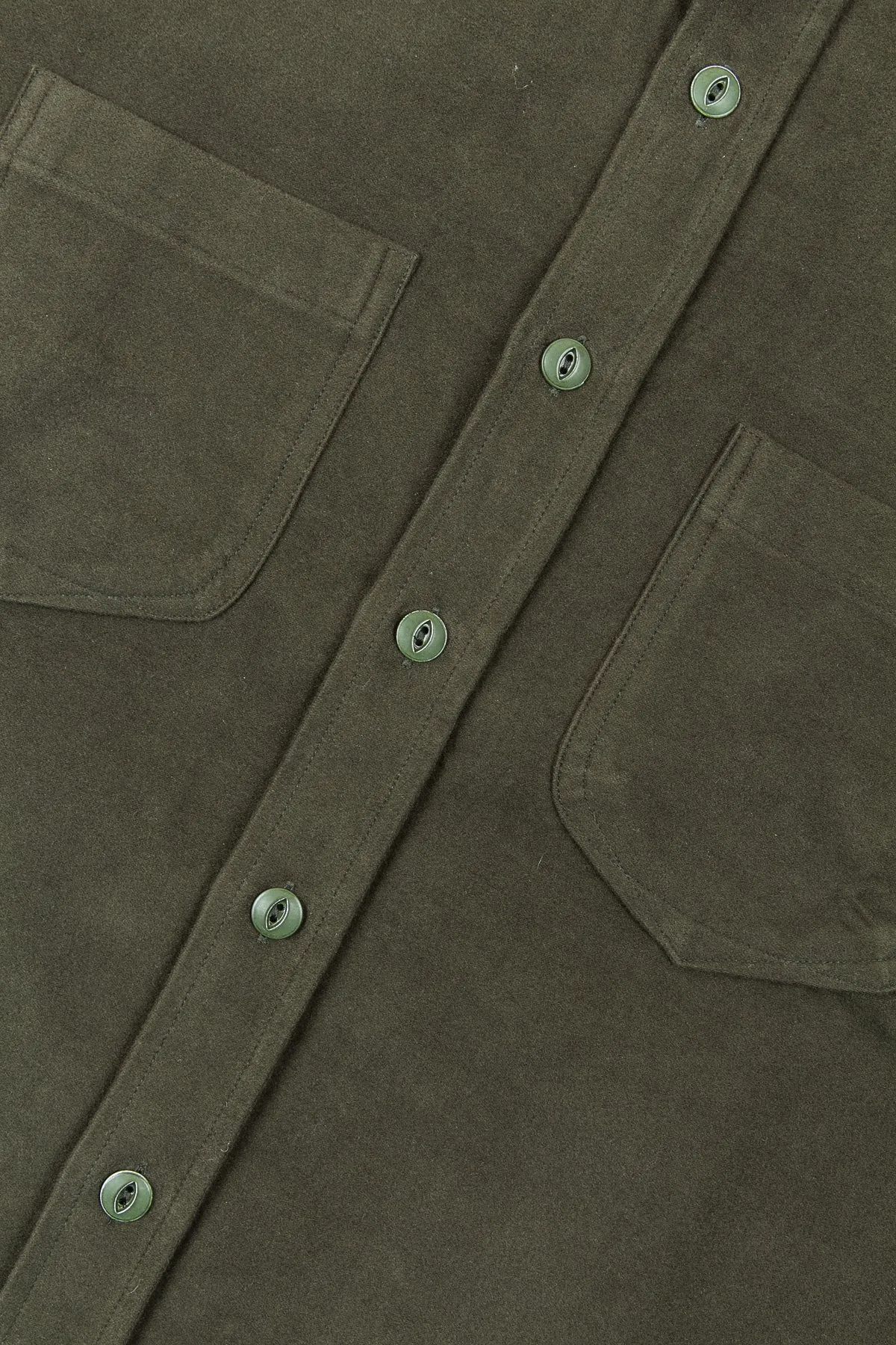 Indigofera Muir Shirt Green Moleskin