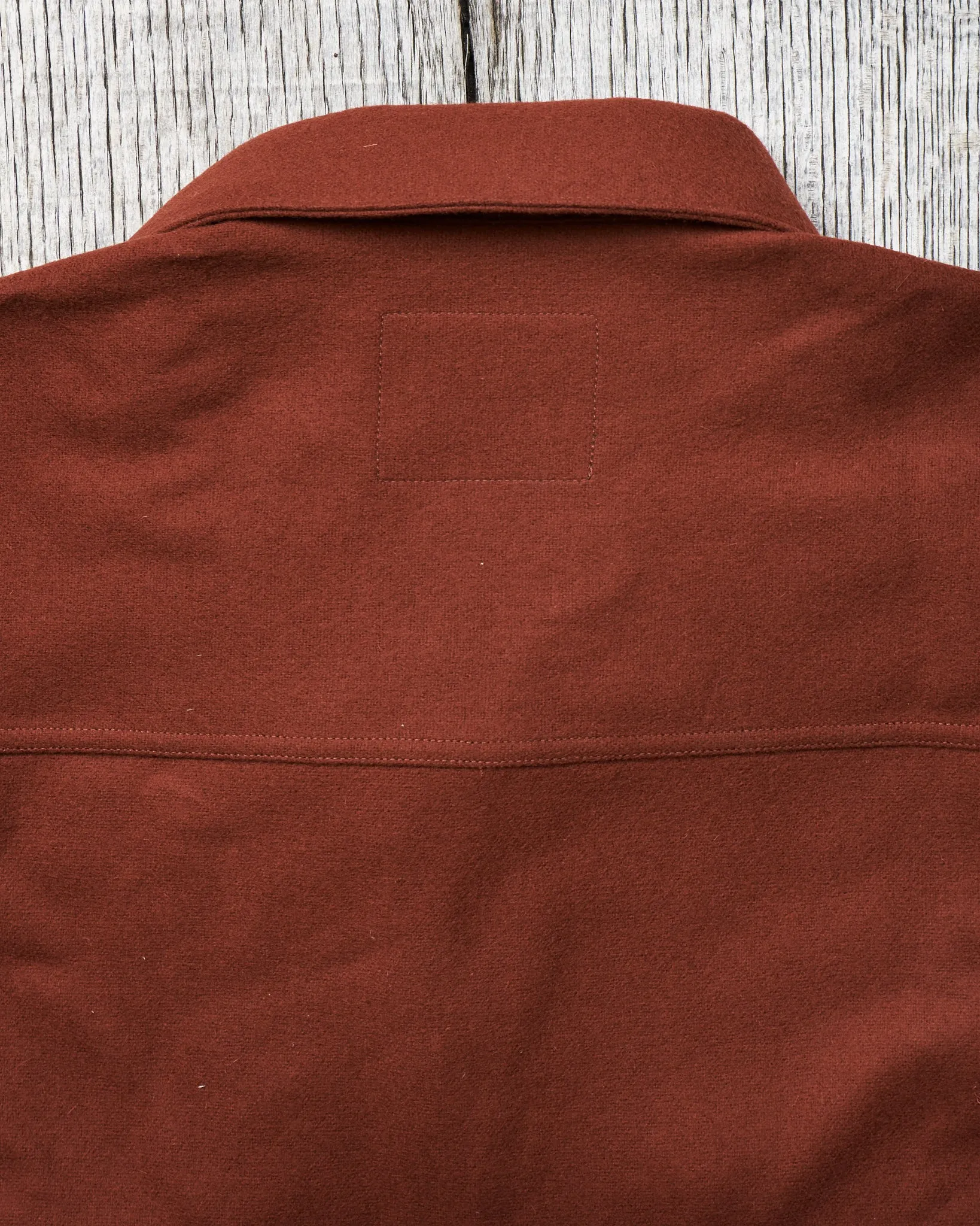 Indigofera Ro Wool Shirt Rust