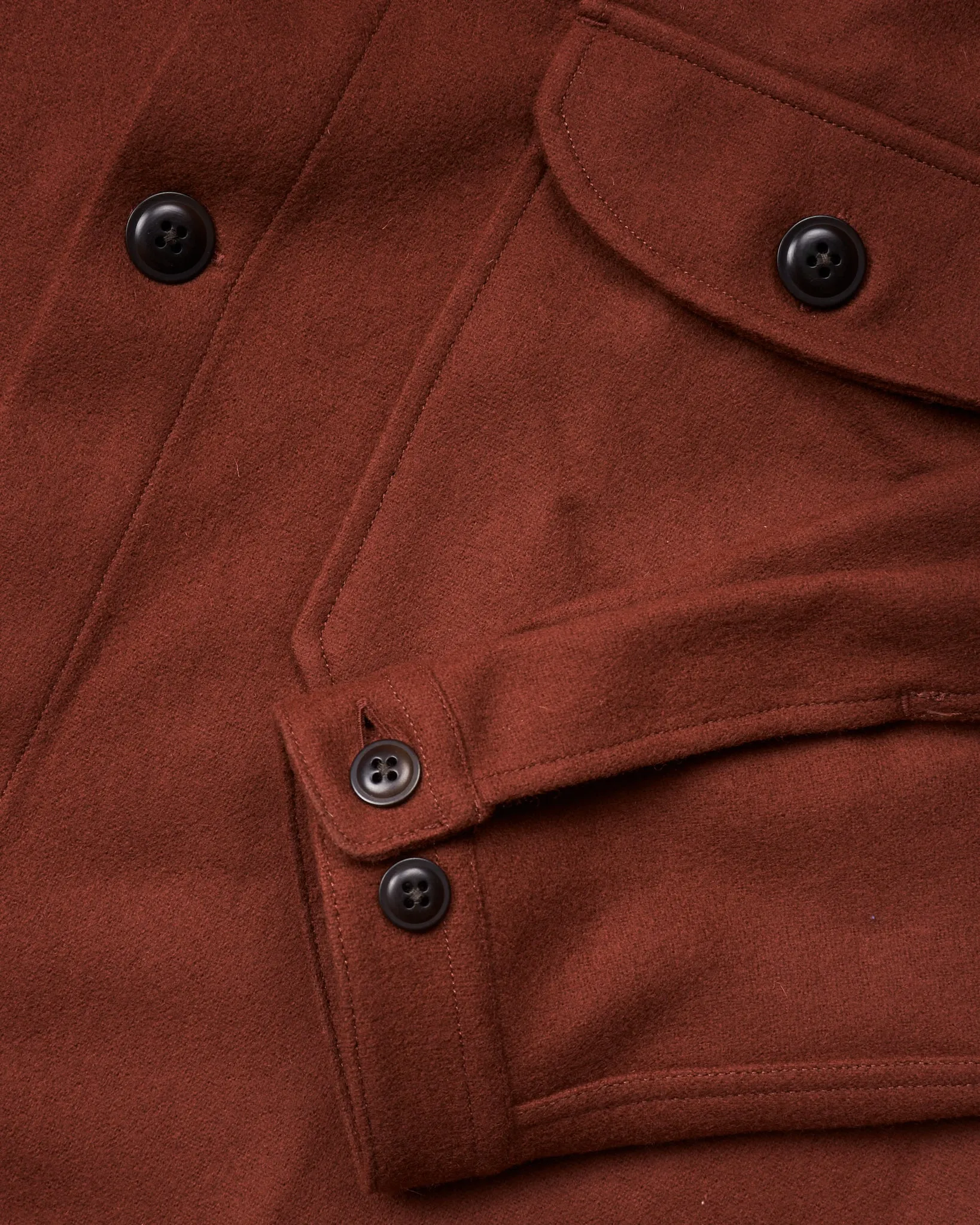 Indigofera Ro Wool Shirt Rust