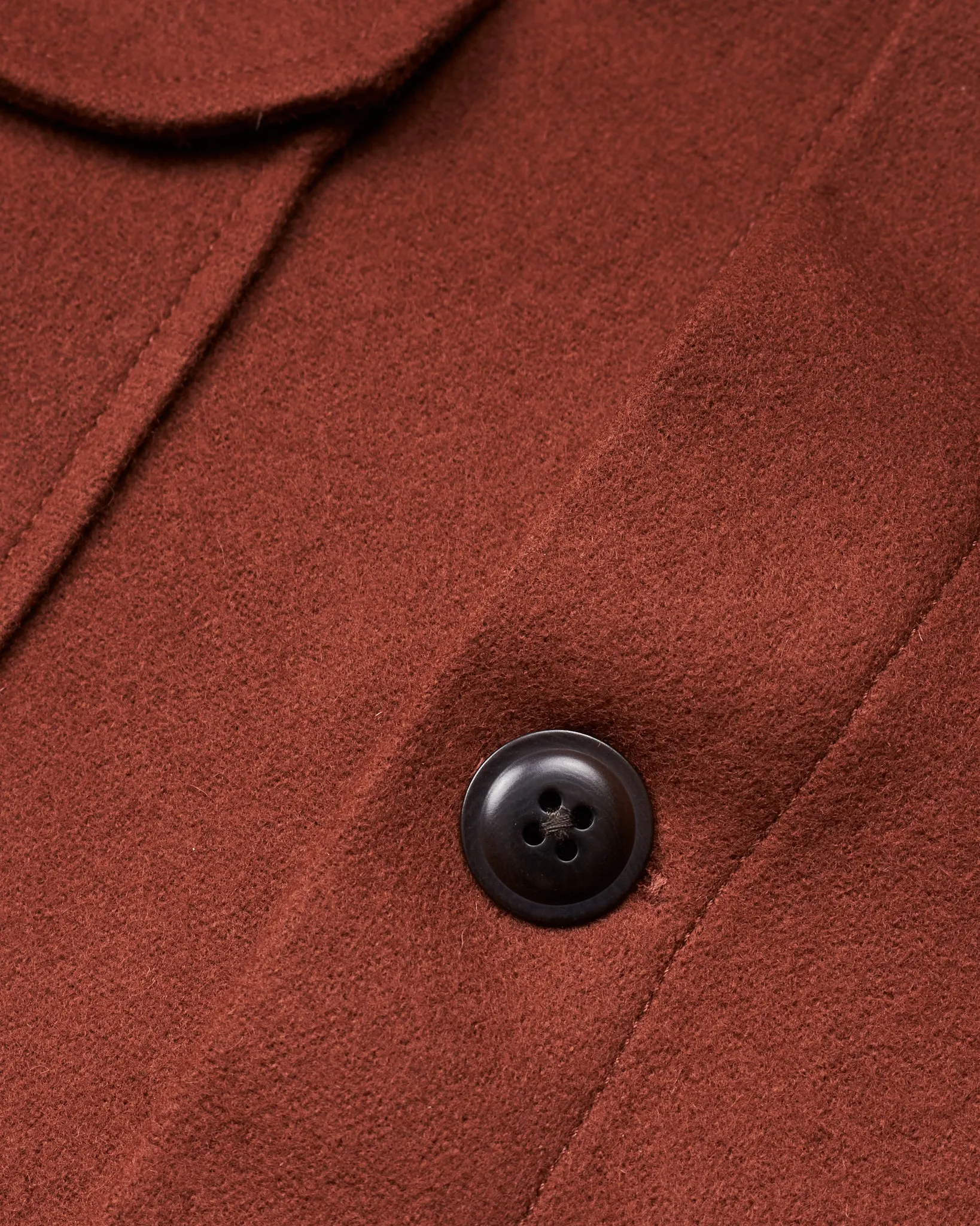 Indigofera Ro Wool Shirt Rust