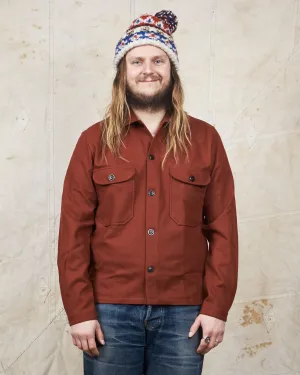 Indigofera Ro Wool Shirt Rust