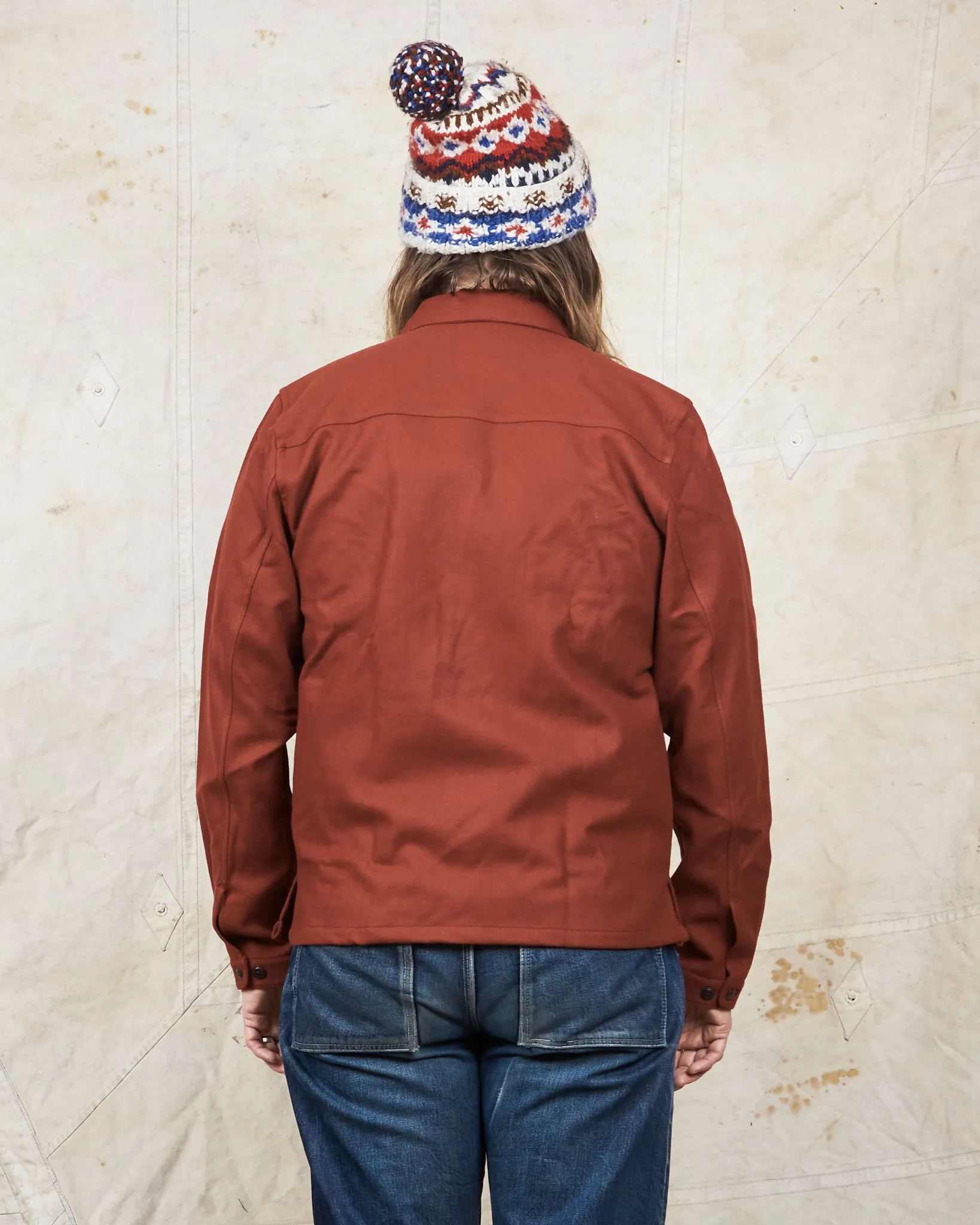 Indigofera Ro Wool Shirt Rust