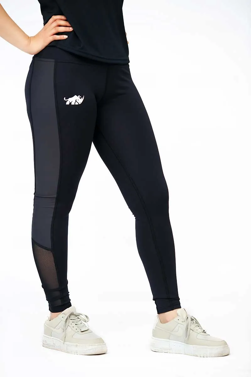 INFINITY CONTRAST ULTRA HIGH WAISTED MESH LEGGINGS
