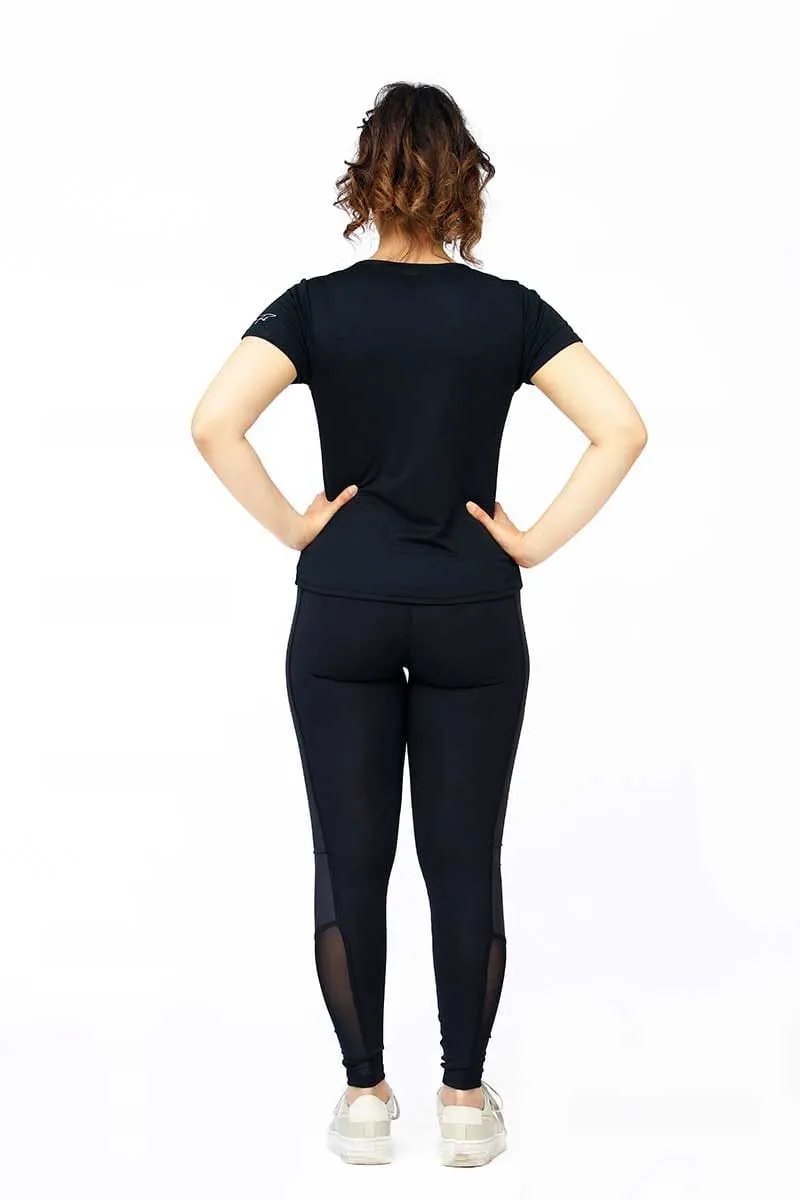 INFINITY CONTRAST ULTRA HIGH WAISTED MESH LEGGINGS