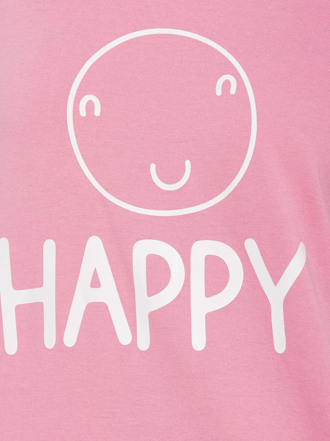 INGRID LONG SLEEVE TEES- Happy