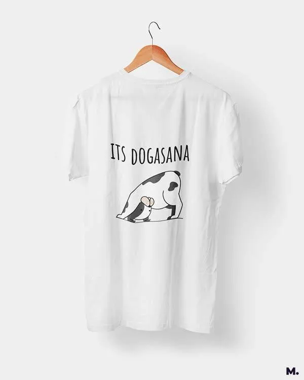 It's dogasana printed t shirts