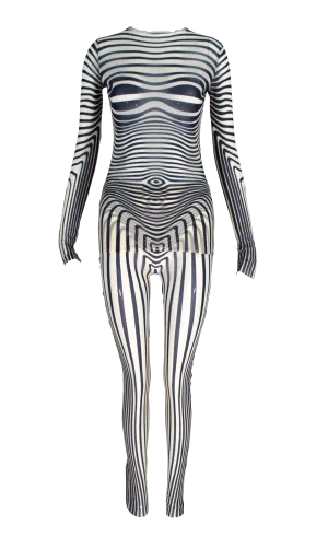 Jean Paul Gaultier Body Morphing Set, SS21 Reissue "Les Marins", Size M/L
