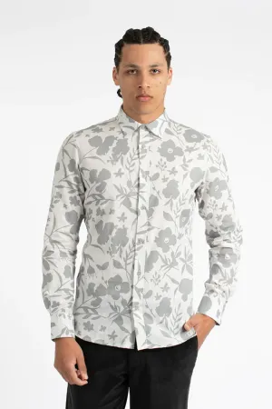 JH FLORAL COTTON FLANNEL L/S SHIRT