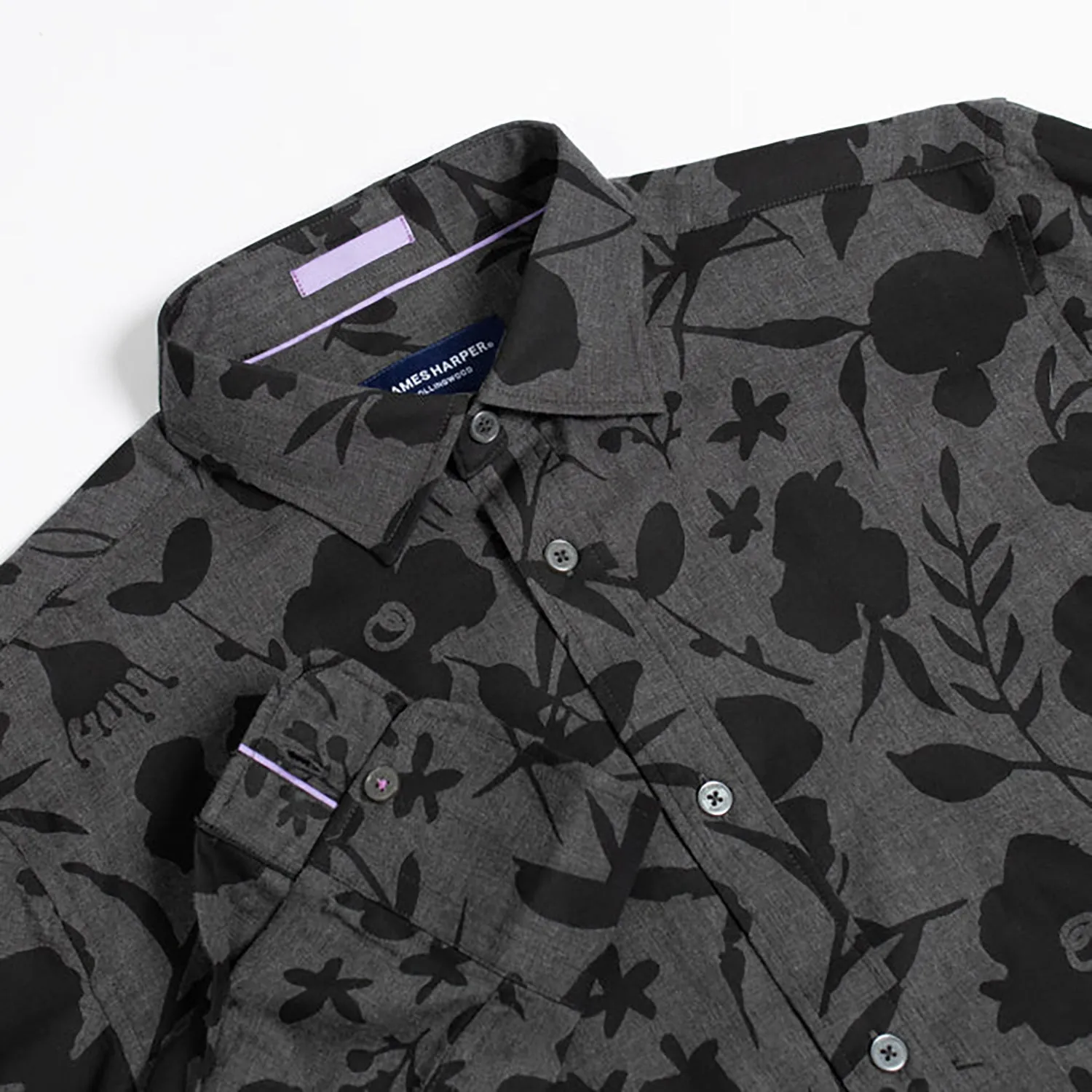 JH FLORAL COTTON FLANNEL L/S SHIRT