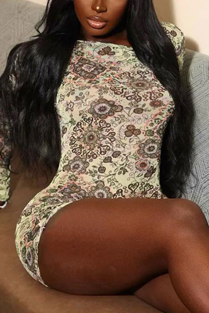 JH0192 Floral Mesh Rompers
