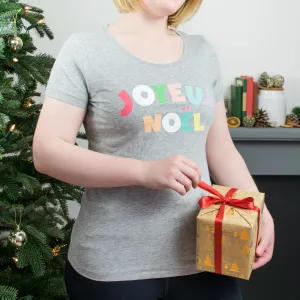Joyeux Noel Multicoloured Christmas T Shirt