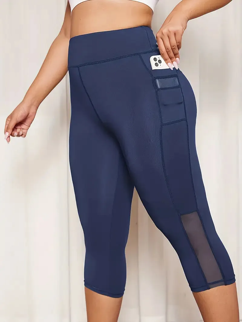 Karma Plus Size Active Capri Legging by Run Free by Vee