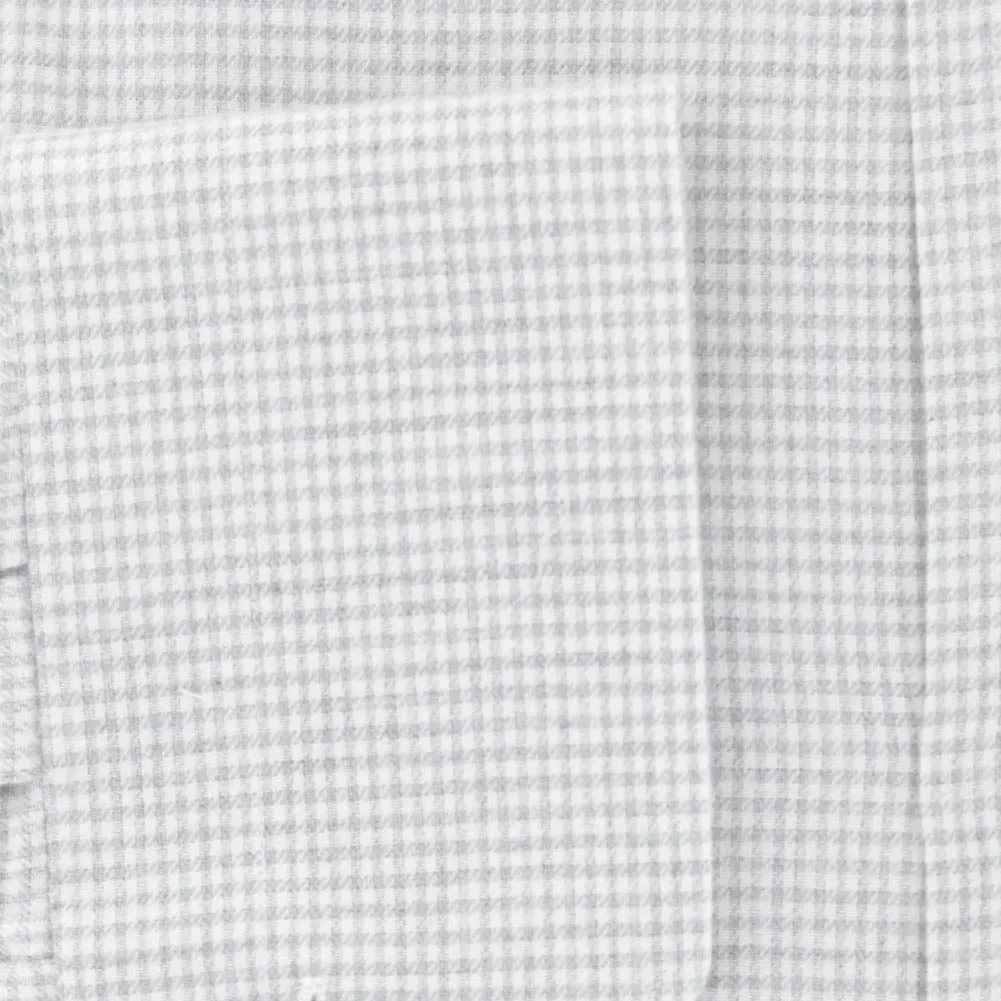 Kiton Light Gray Flannel Shirt - Slim
