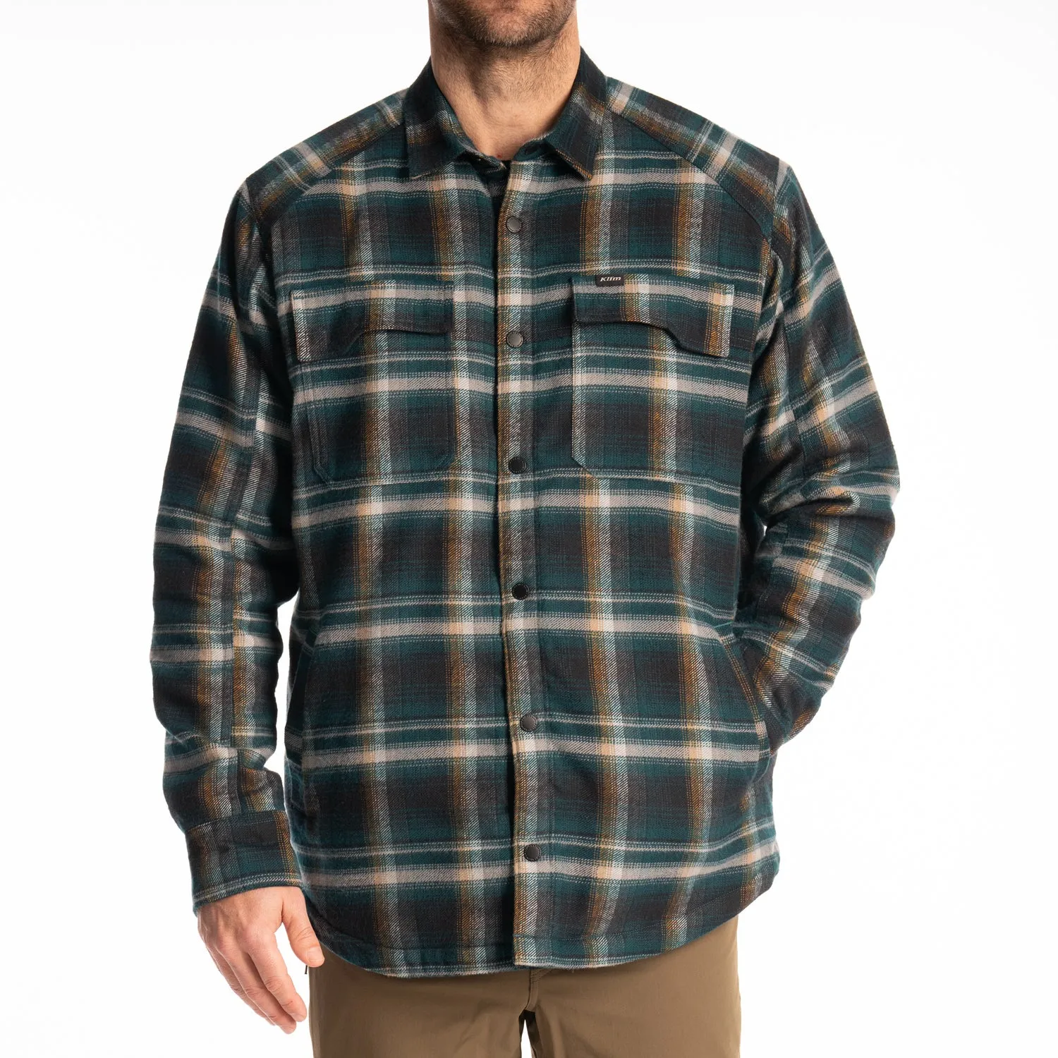 KLIM Mens Bridger Fleece Lined Flannel Shirt