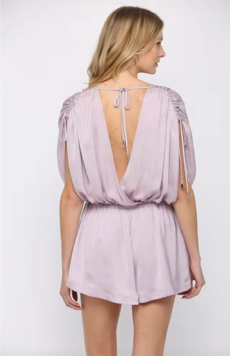 Lavender Surplice Romper