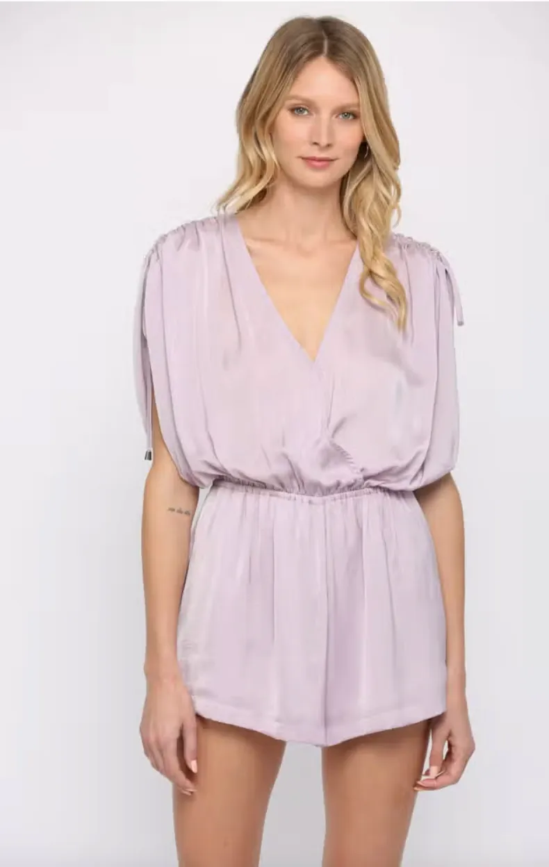 Lavender Surplice Romper