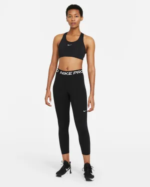 LEGGINGS DONNA NIKE PRO A LUNGHEZZA RIDOTTA WORKOUT TRAINING NERO