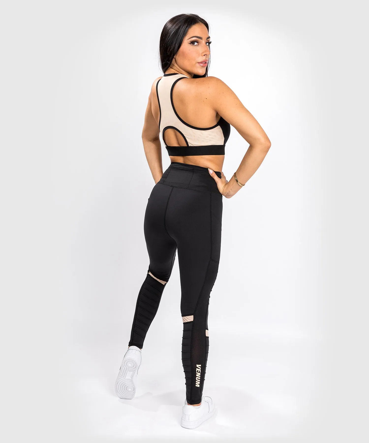 Leggings Moto Venum - Nero/Sabbia