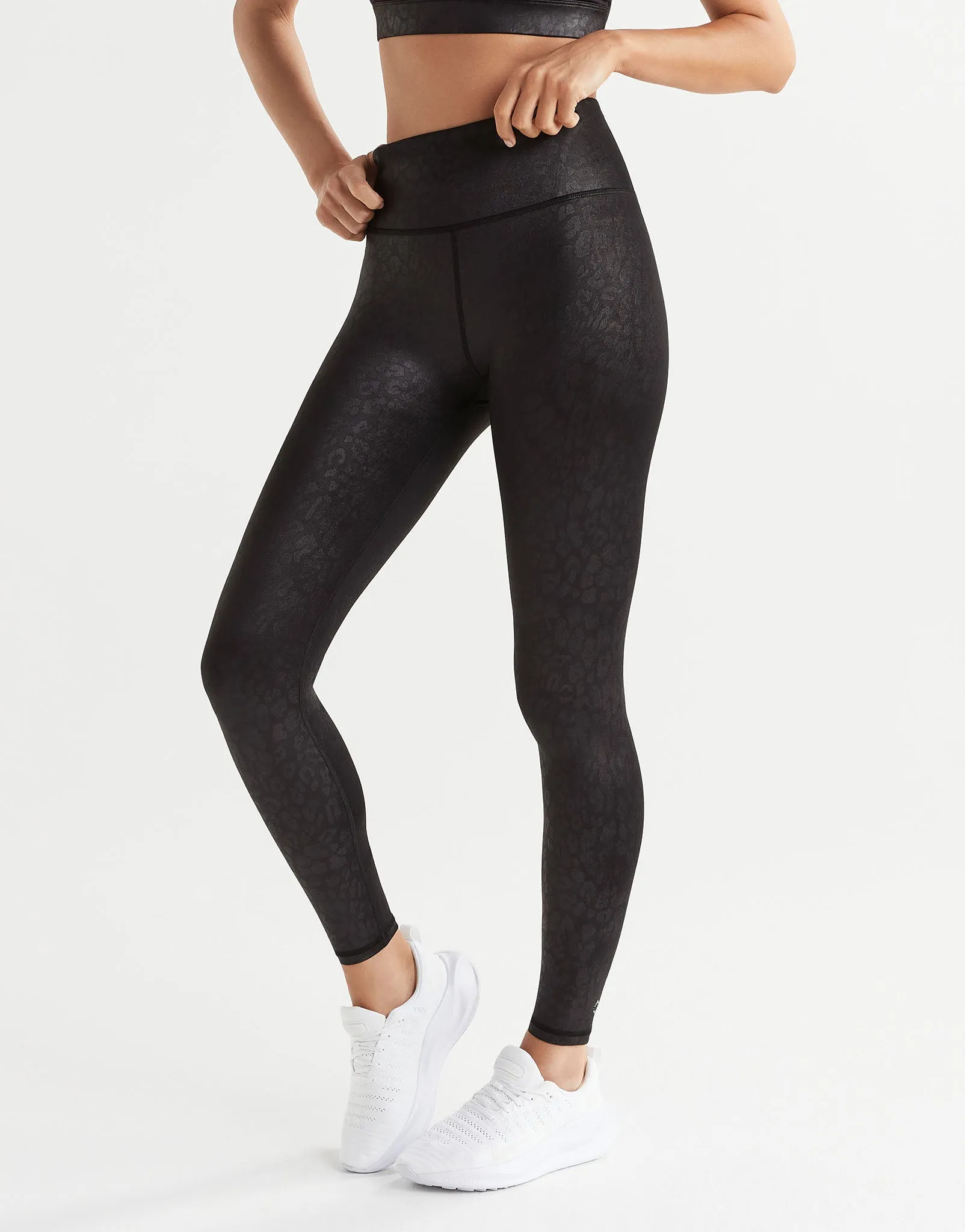LIMIT High-Shine Legging - Animal - Black