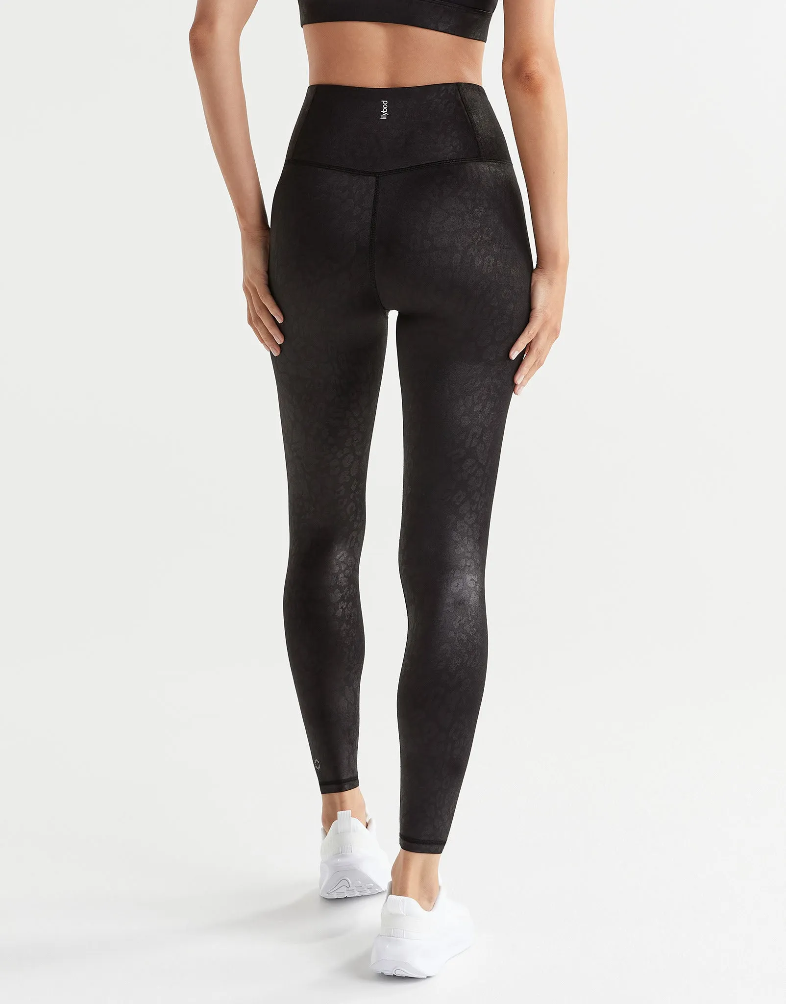 LIMIT High-Shine Legging - Animal - Black