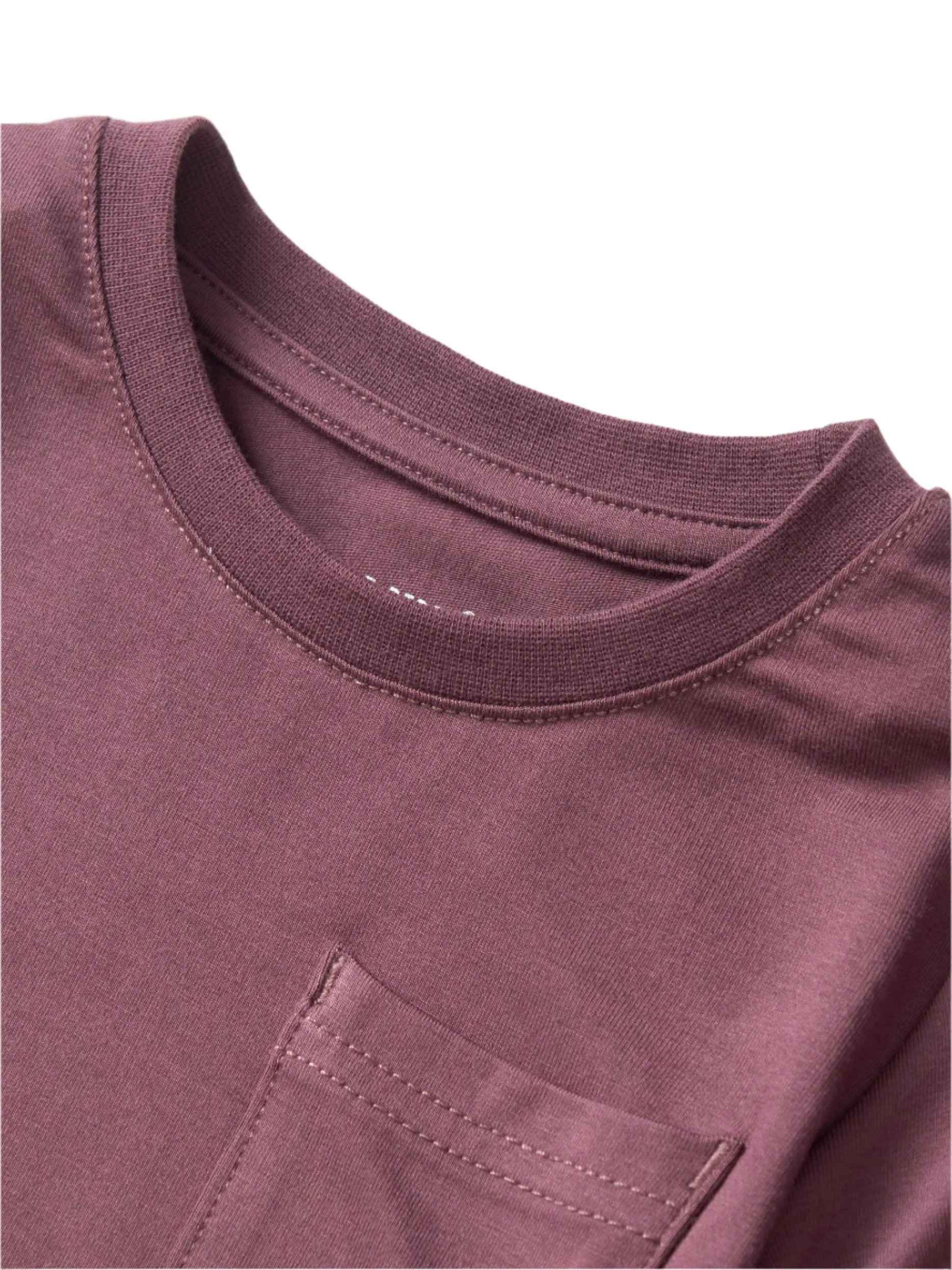 Little Bipsy Bamboo Pocket Tee - Huckleberry