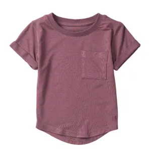 Little Bipsy Bamboo Pocket Tee - Huckleberry