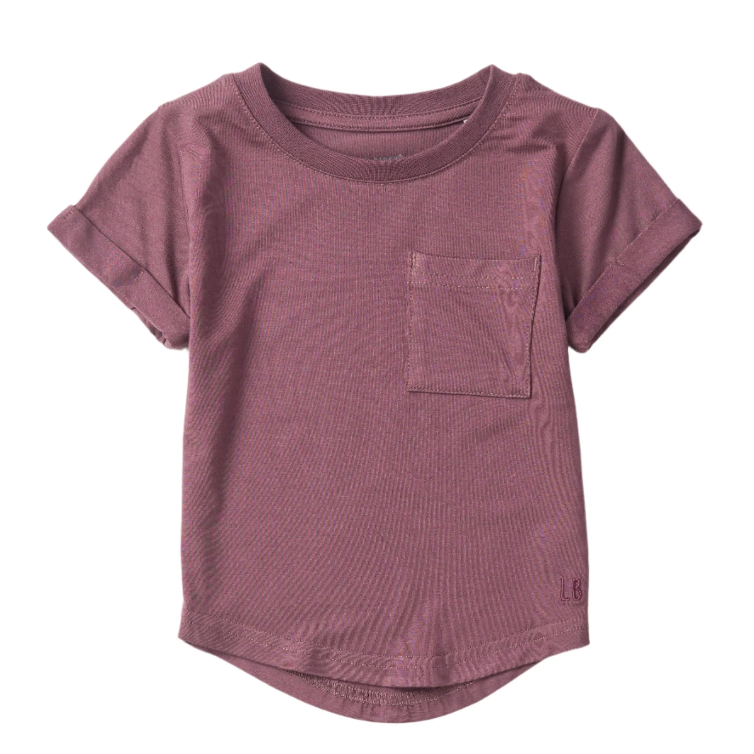 Little Bipsy Bamboo Pocket Tee - Huckleberry