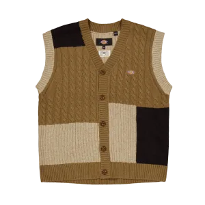 Lucas Patchwork Vest Black