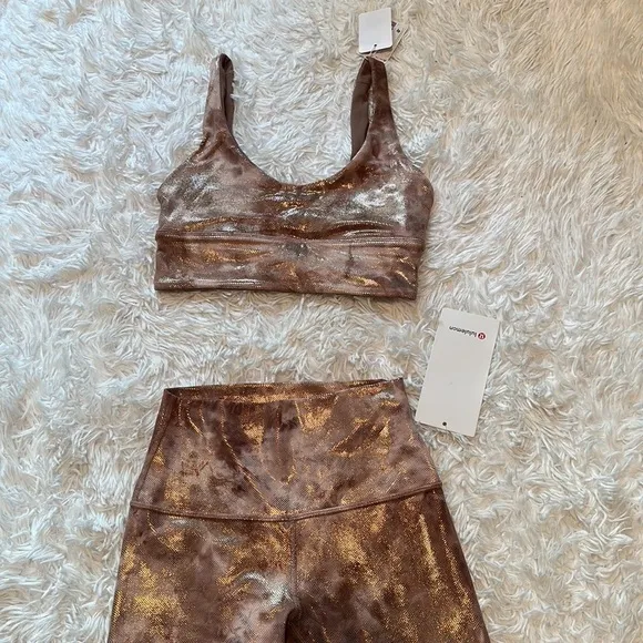 Lululemon | align bra A/B shine reversible | size 4