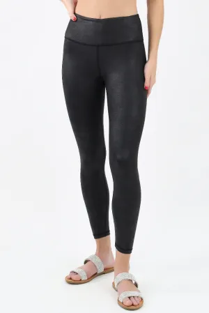 Luxuriously Soft Shine Leggings - Black