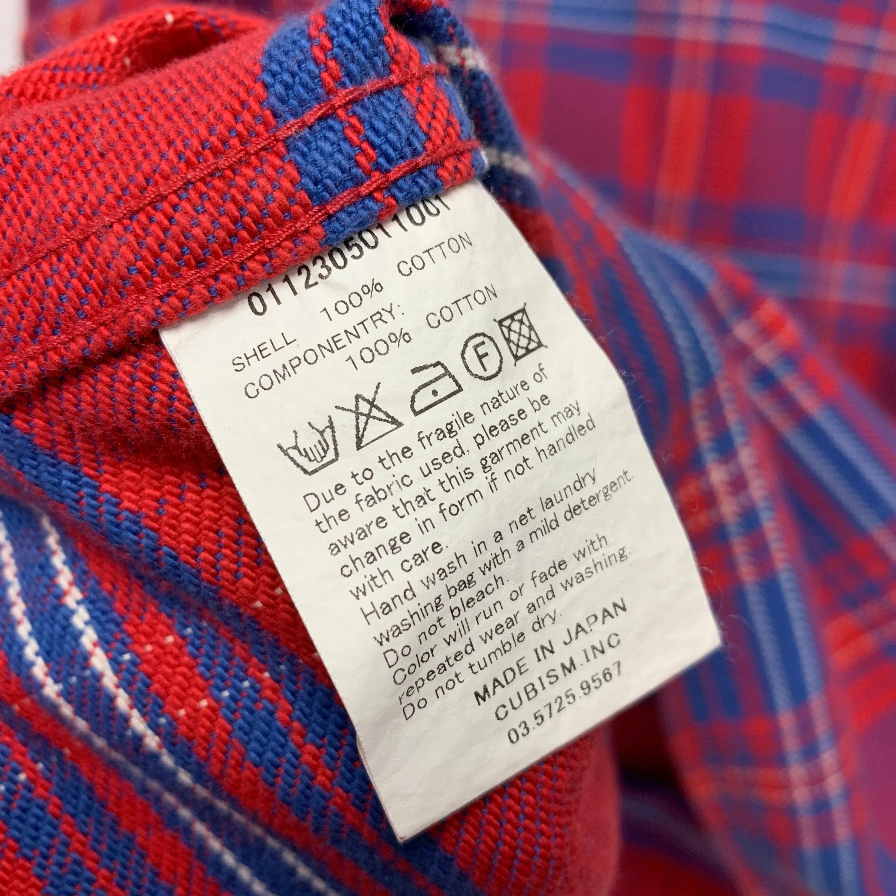 [M] Visvim 11AW Lhamo Shirt Giza Flannel Check