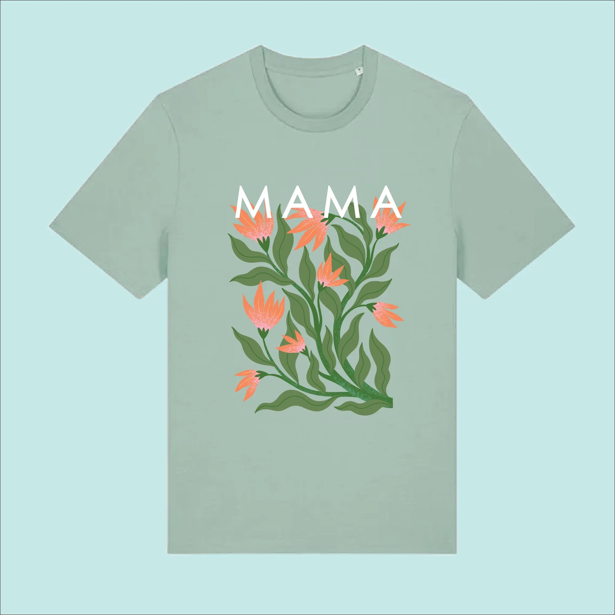 Mama And Mini Floral Matching T Shirt Set