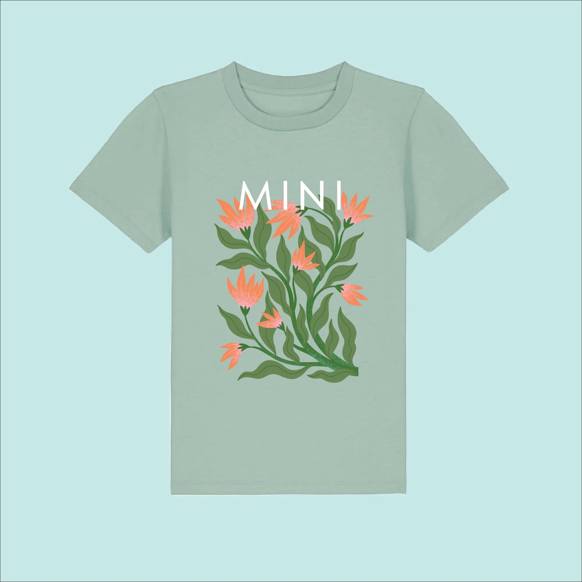 Mama And Mini Floral Matching T Shirt Set