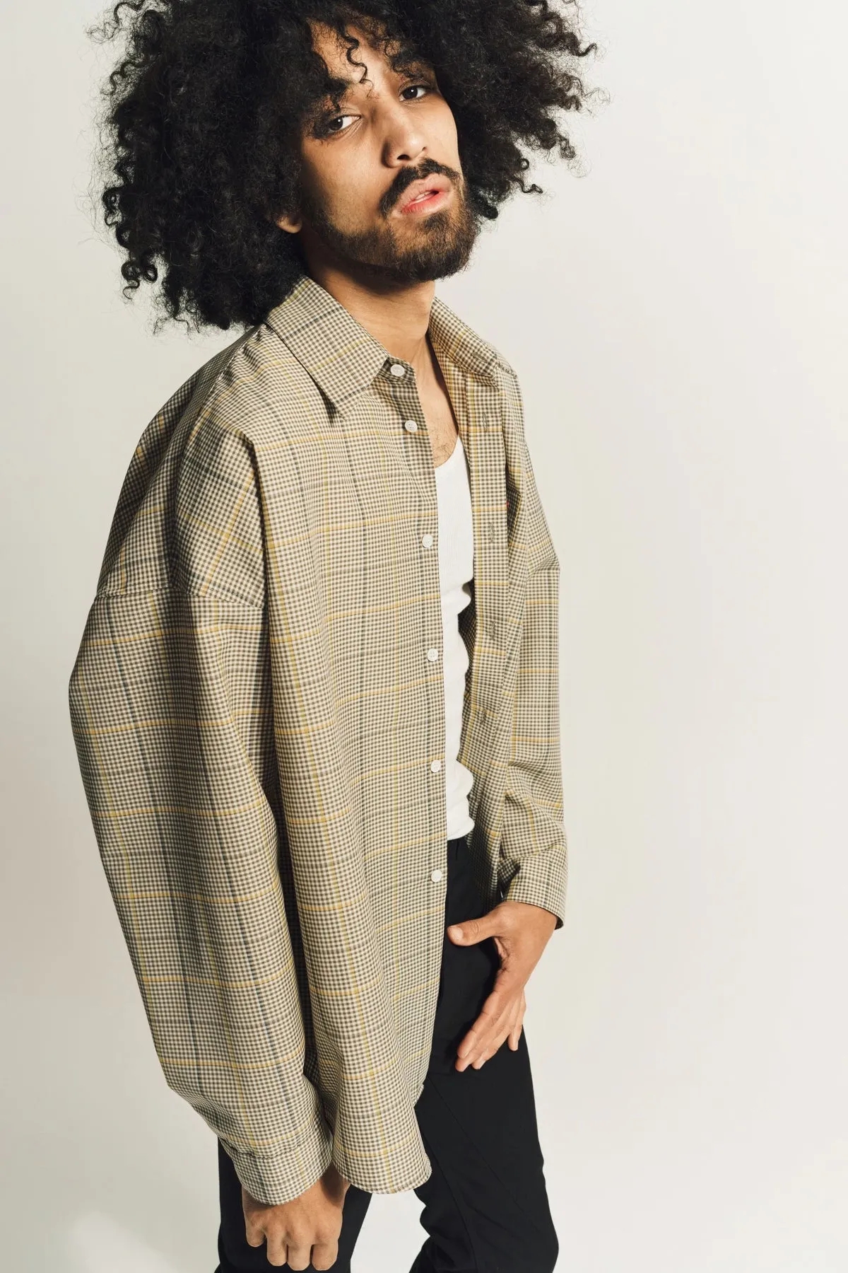 MARNI | CHECKED TECH WOOL SHIRT