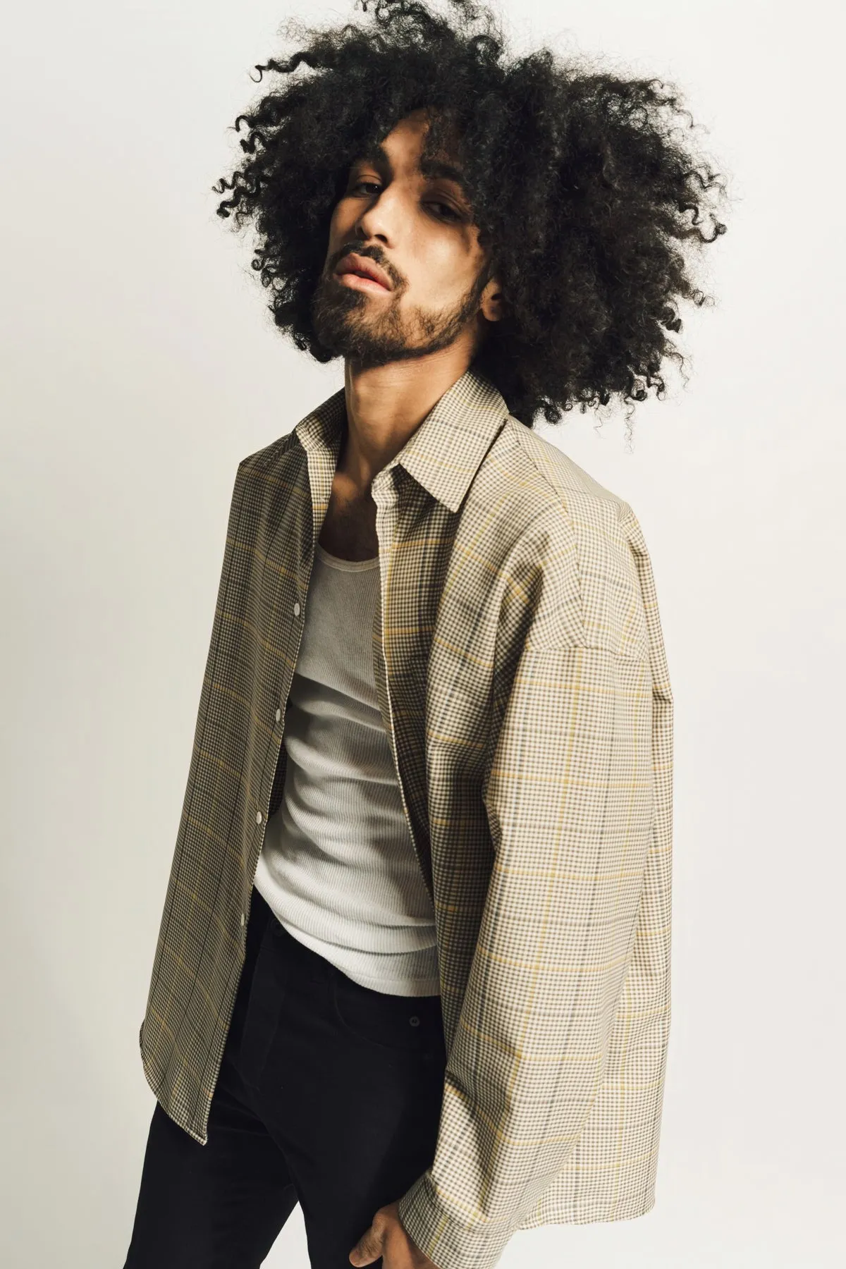 MARNI | CHECKED TECH WOOL SHIRT