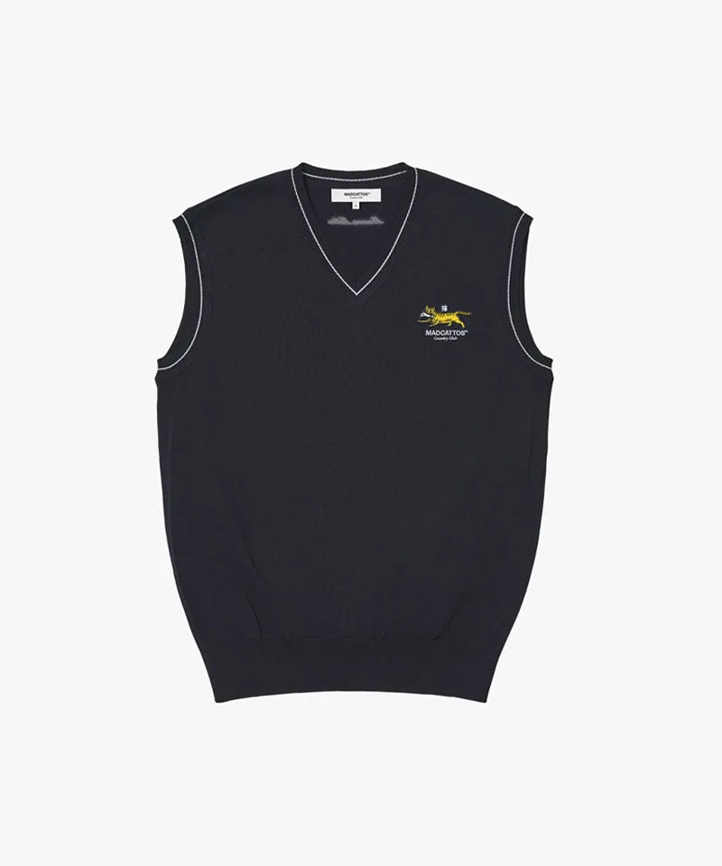 MCC V-Neck Sweater Vest -  Dark Navy