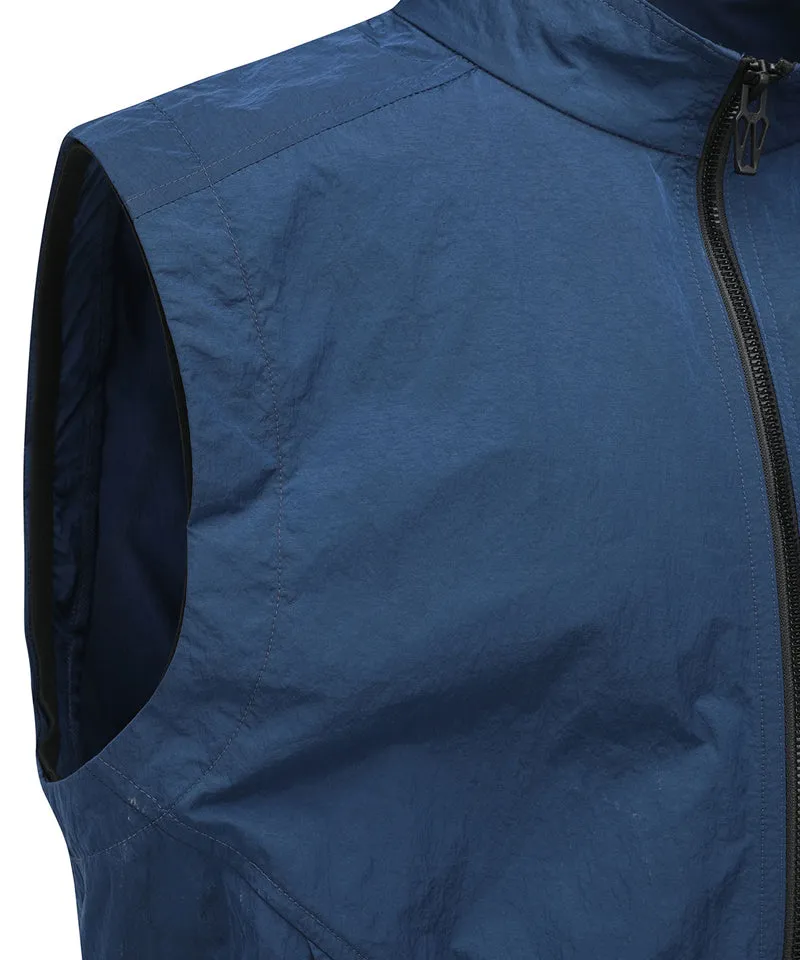 Men High Tech Cooler Vest - Dusty Blue