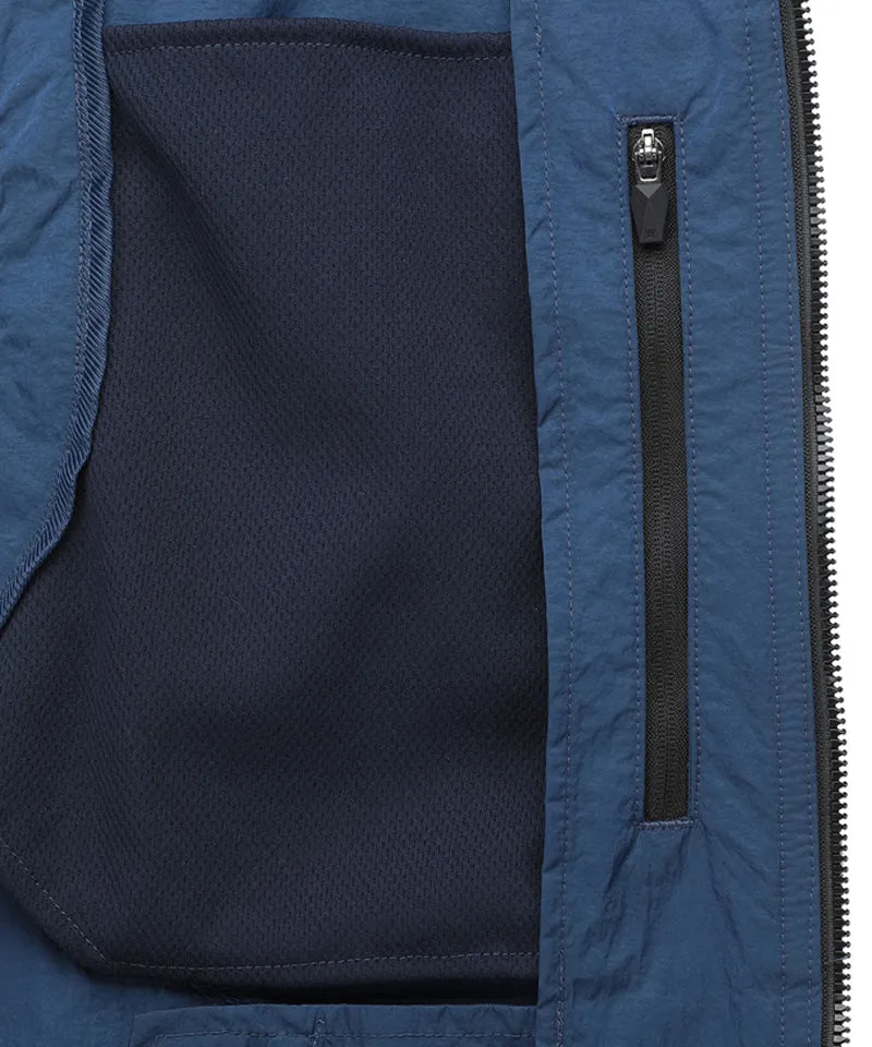 Men High Tech Cooler Vest - Dusty Blue