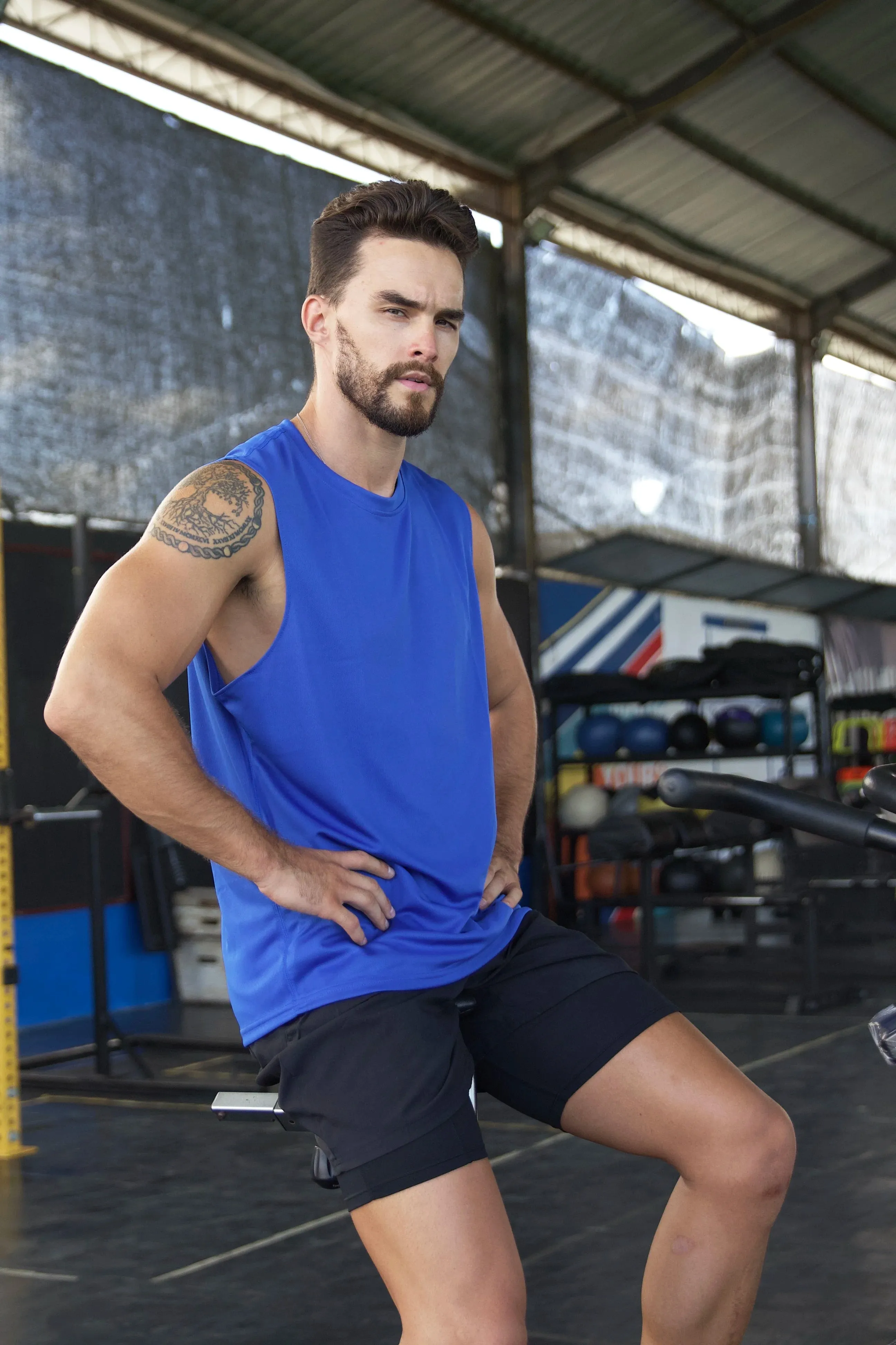 Men's 3 Pack Running Tank Tops - Breathable Workout Muscle Sleeveless T-Shirts, Summer Gym Fitness Vests