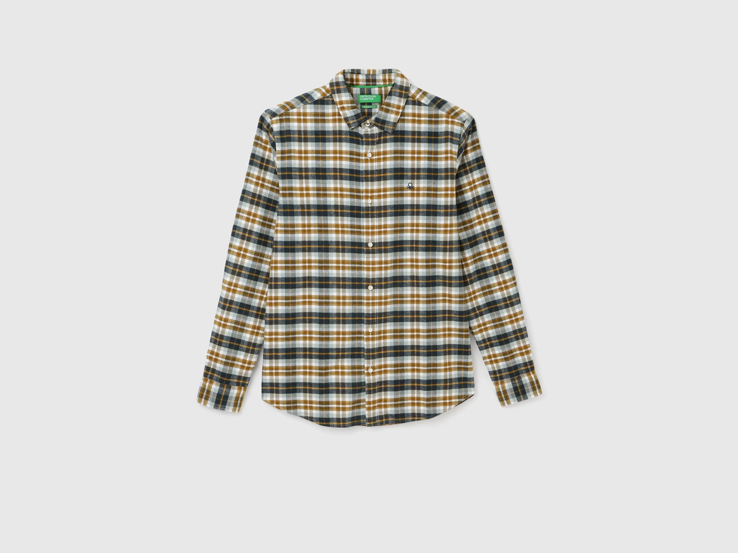 Men's Regular Fit Spread Collar Checked Shirts