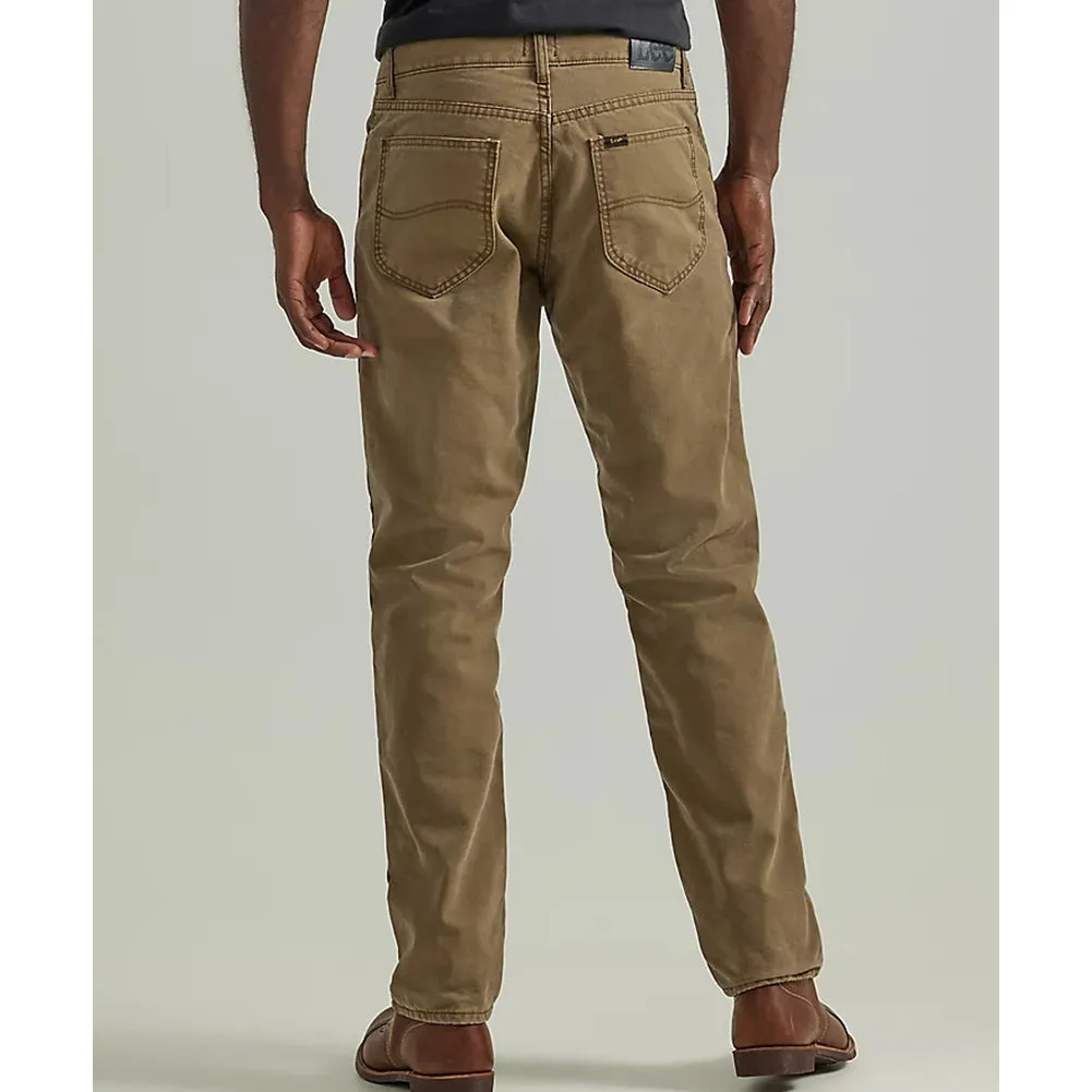Men's Relaxed Fit Flannel and Fleece Lined Straight Leg Jean - 1233-9288