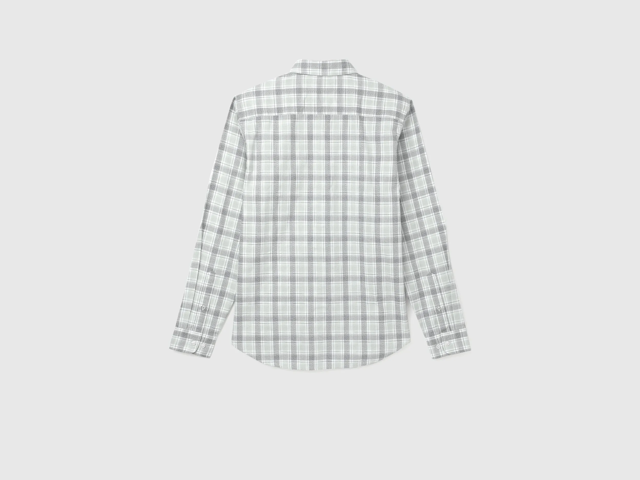 Men's Slim Fit Spread Collar Checked Shirts