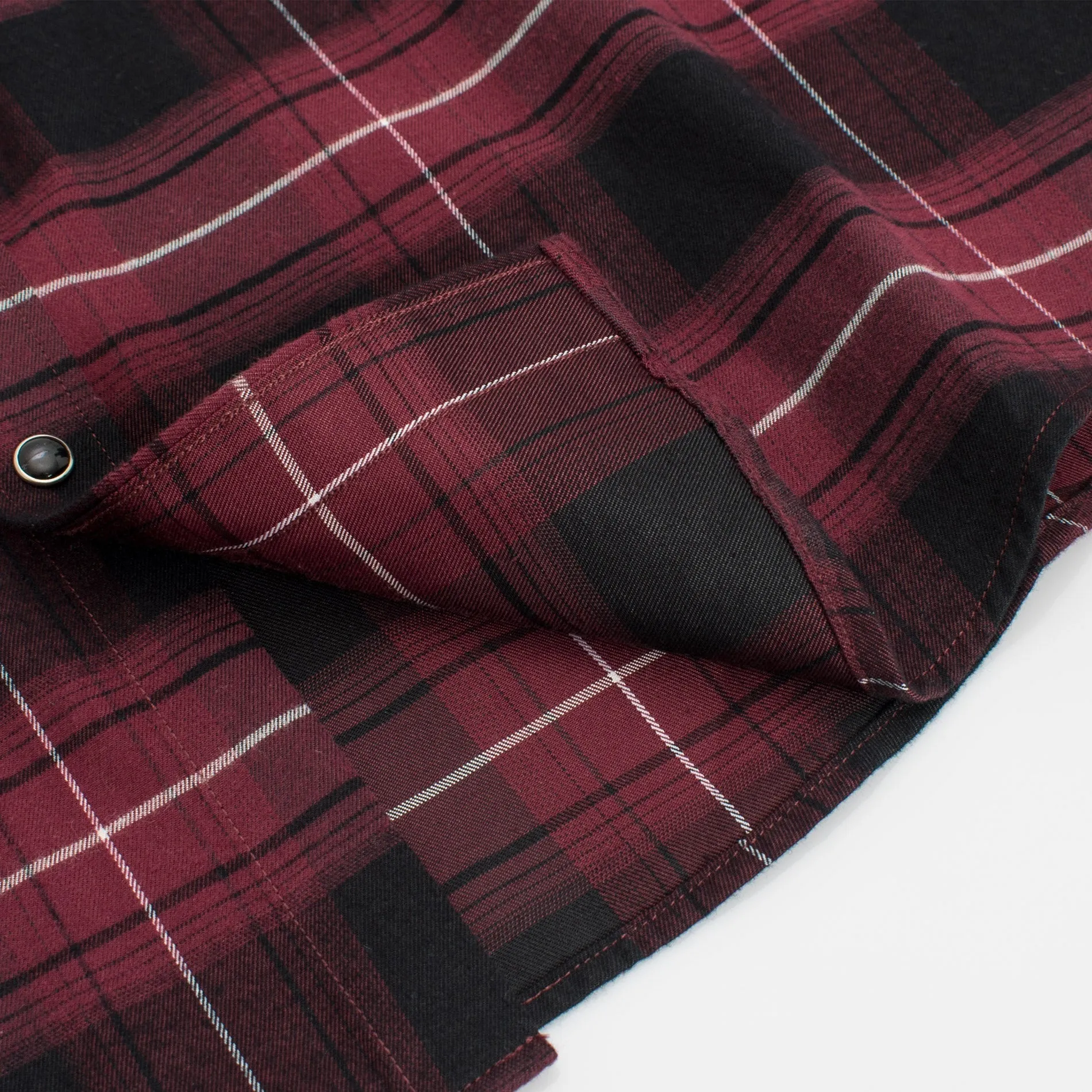 Men's Western Flannel Shirts With Snap Buttons-FLS300-304