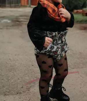 Mesh Heart Leggings