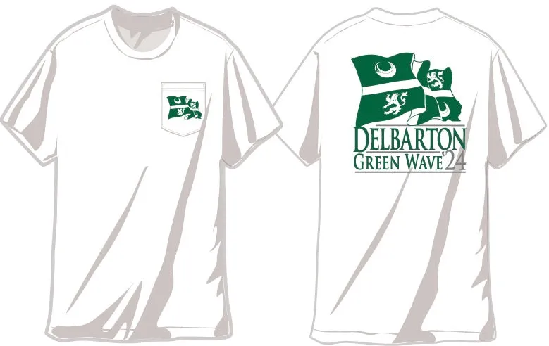 Metro Greek Green Wave '24 S/S Tee - White