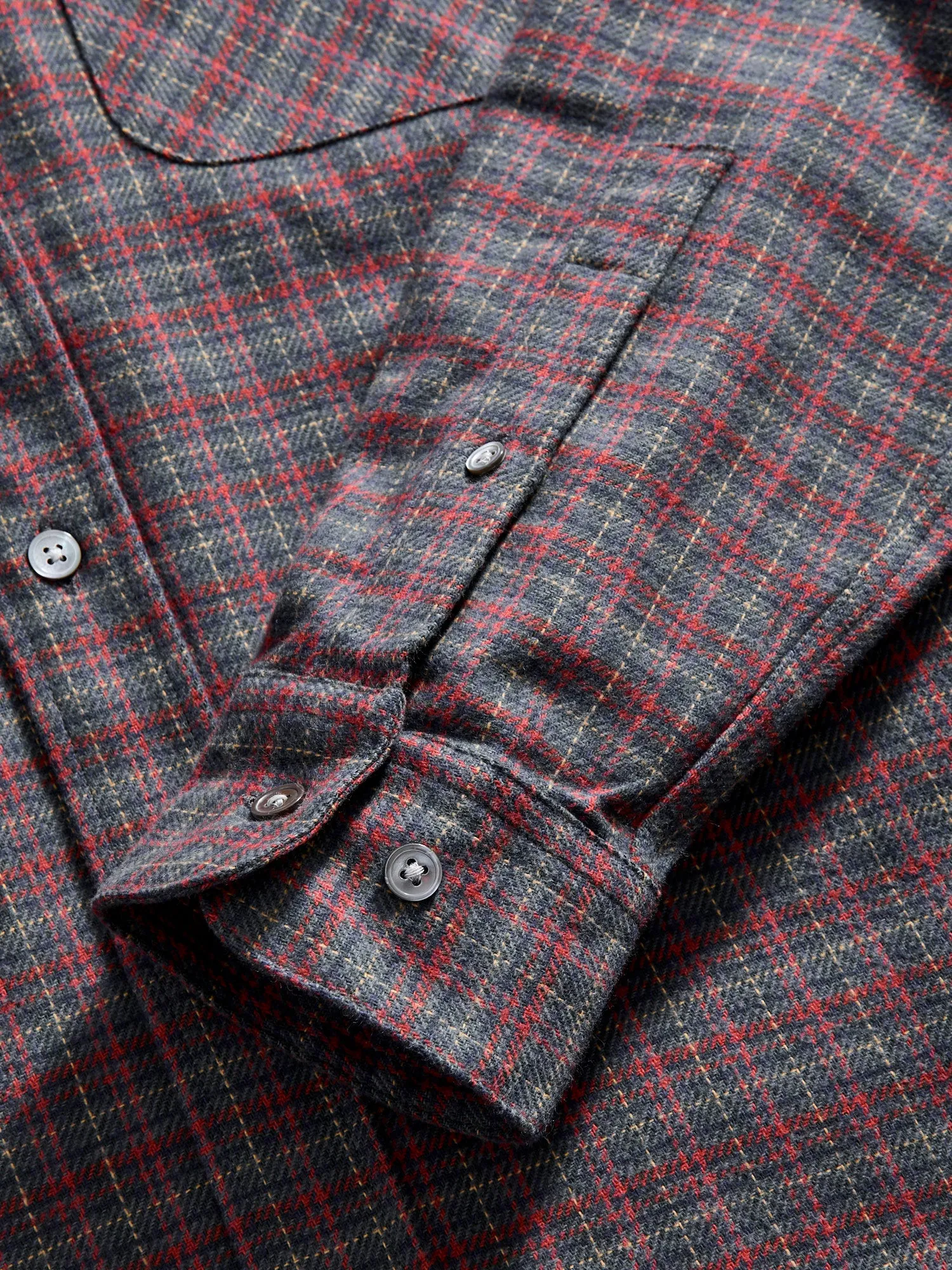 Minerva Button-Up Shirt in Grey