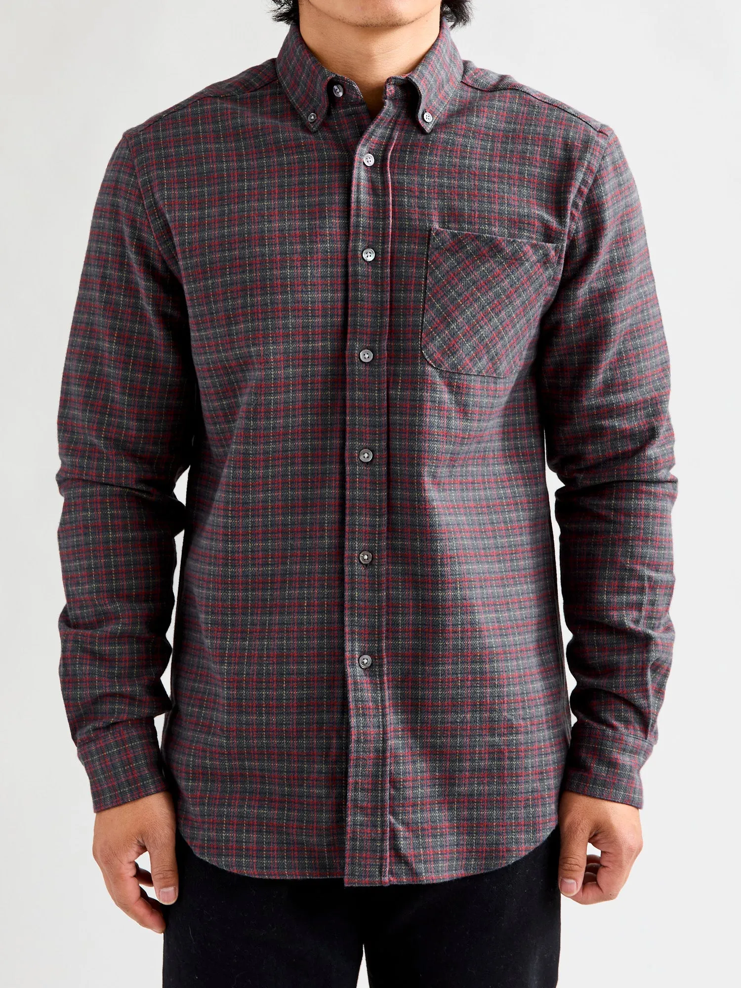 Minerva Button-Up Shirt in Grey