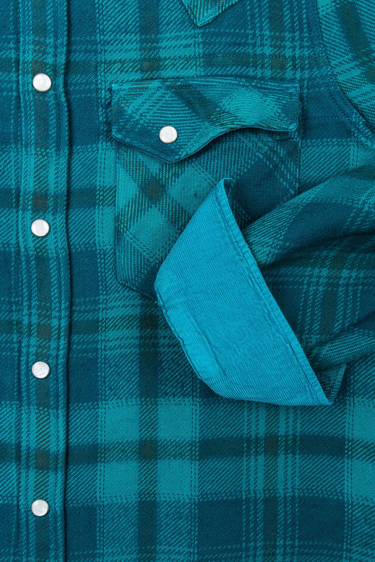Miriam Parkman x Indigofera Cliffs & Moss Flannel Shirt