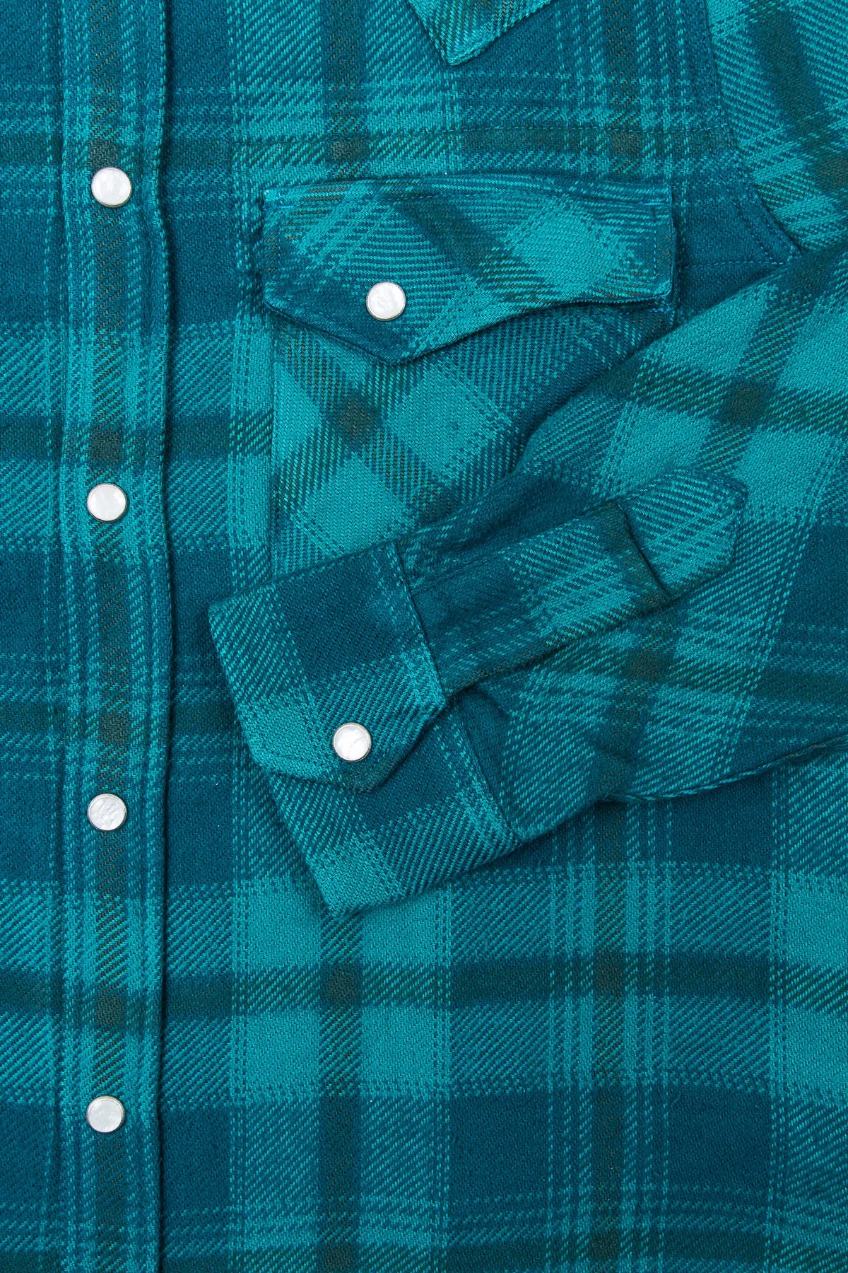Miriam Parkman x Indigofera Cliffs & Moss Flannel Shirt