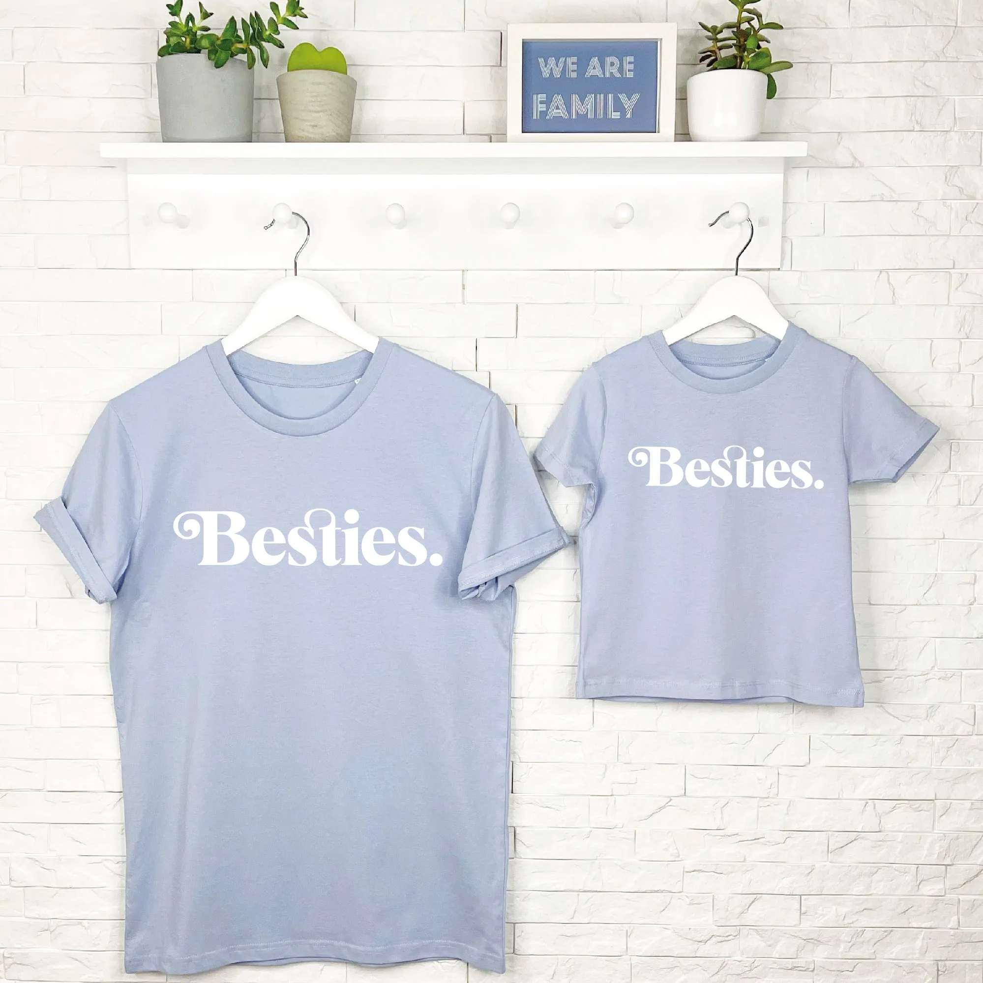 Mother And Child Besties T Shirt Set